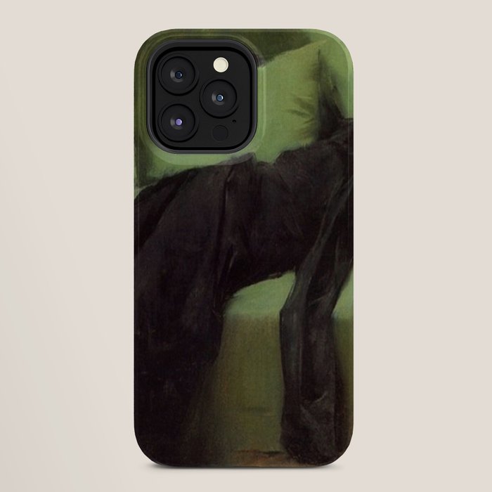 A Decadent Girl - Ramon Casas iPhone Case