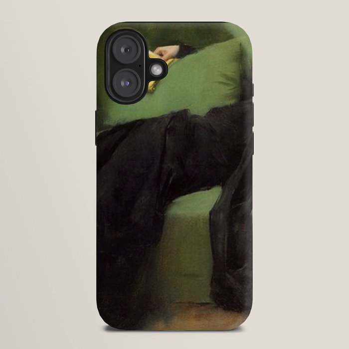 A Decadent Girl - Ramon Casas iPhone Case