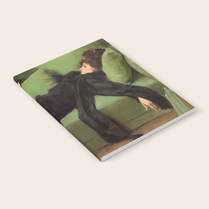 A Decadent Girl - Ramon Casas Notebook