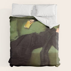 A Decadent Girl - Ramon Casas Duvet Cover
