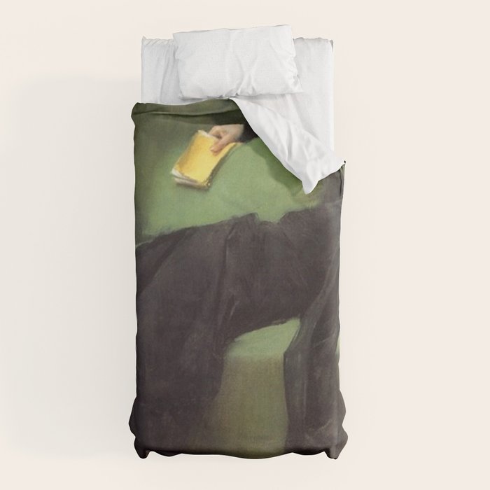 A Decadent Girl - Ramon Casas Duvet Cover
