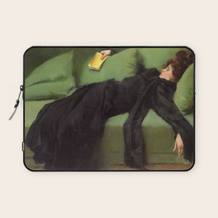 A Decadent Girl - Ramon Casas Laptop Sleeve