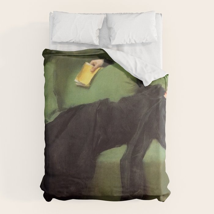 A Decadent Girl - Ramon Casas Duvet Cover