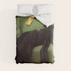 A Decadent Girl - Ramon Casas Duvet Cover