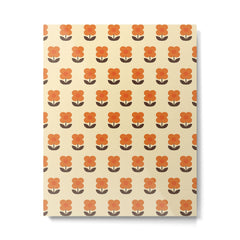 70s Flower Pattern #2 Metal Print
