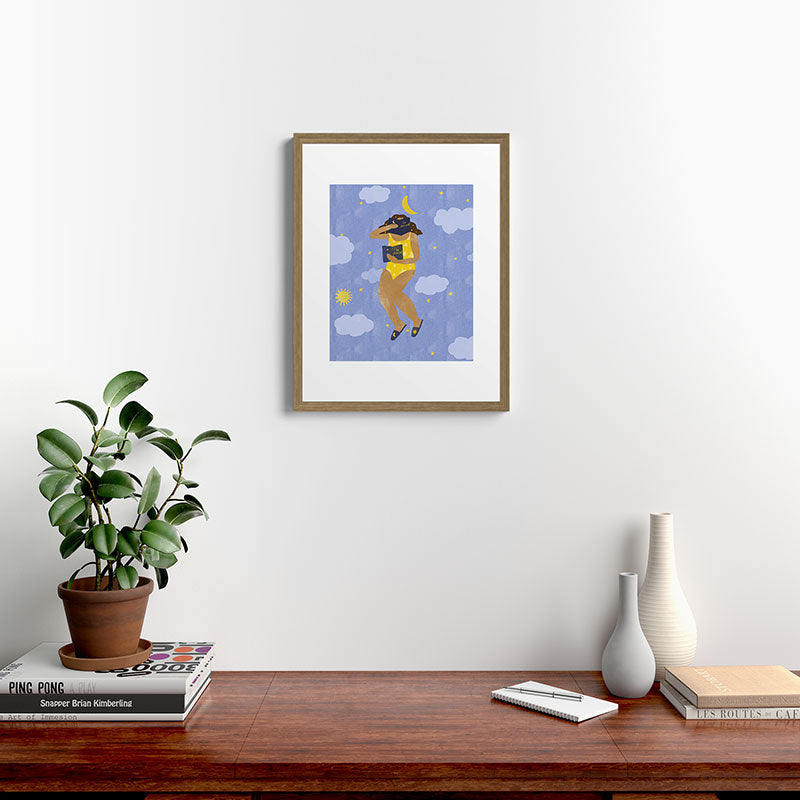 "Be Obsessed" inspired by Kat Schneider, Ritual Framed Art Print