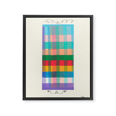 A Colorful Mess Framed Canvas Print