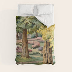 A beautiful day at the park Comforter