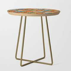 70s Retro Floral - Bold Side Table