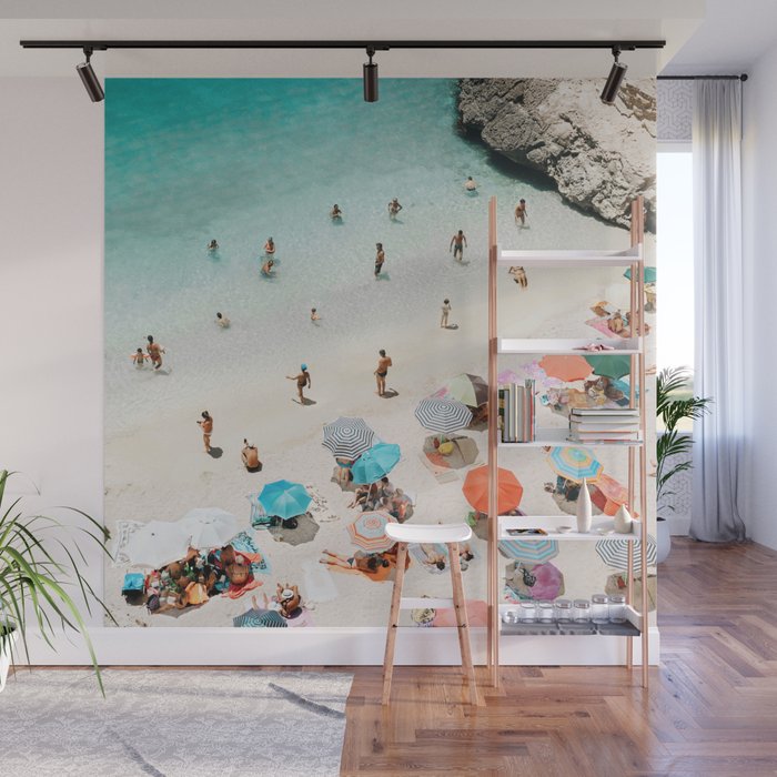 A Day At The Beach Wall Mural