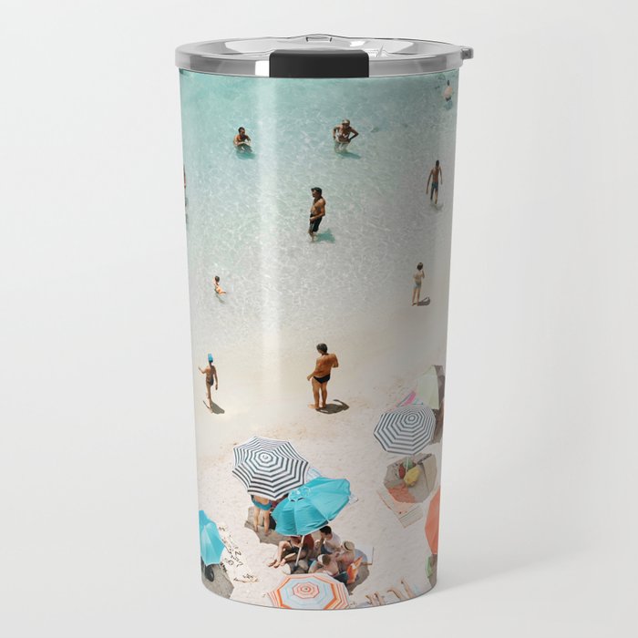 A Day At The Beach Travel Mug
