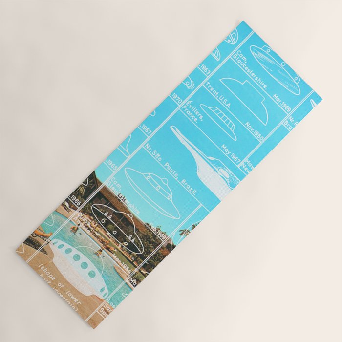 60s UFO sightings Yoga Mat