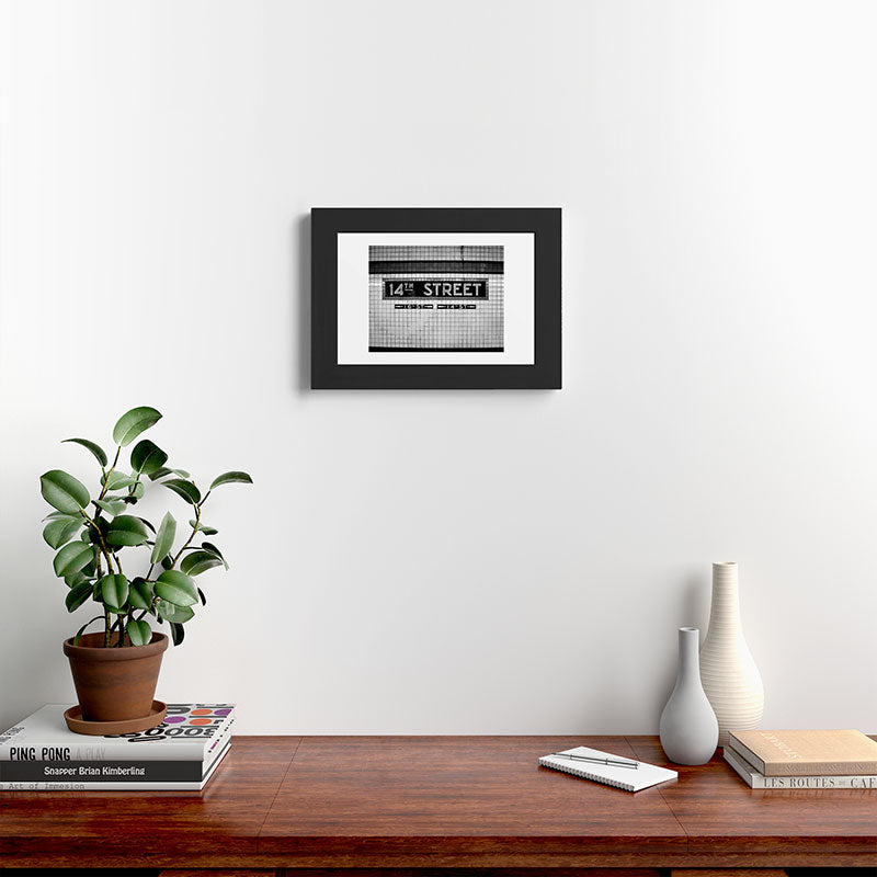 14th Street Framed Art Print