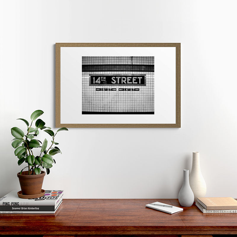 14th Street Framed Art Print