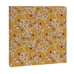 70s Floral Pattern Canvas Print