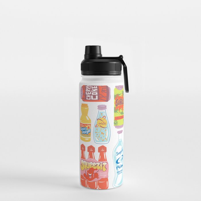 90s Drinks Water Bottle