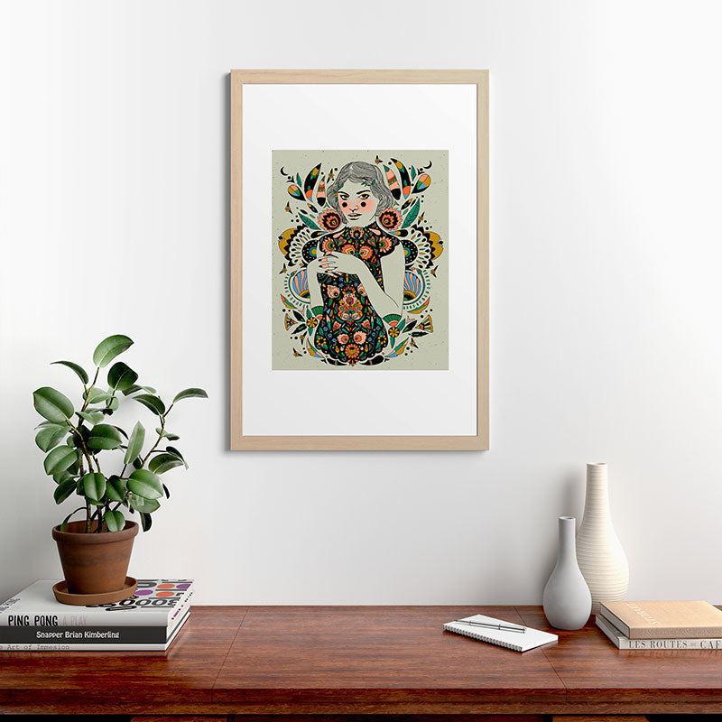 A Future Bright Framed Art Print