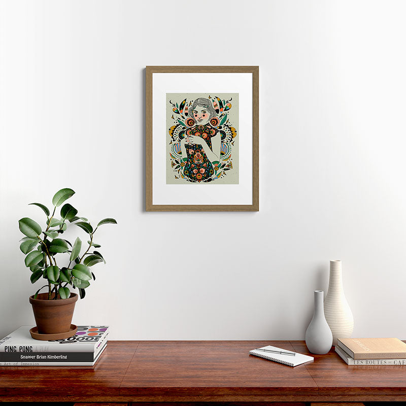 A Future Bright Framed Art Print