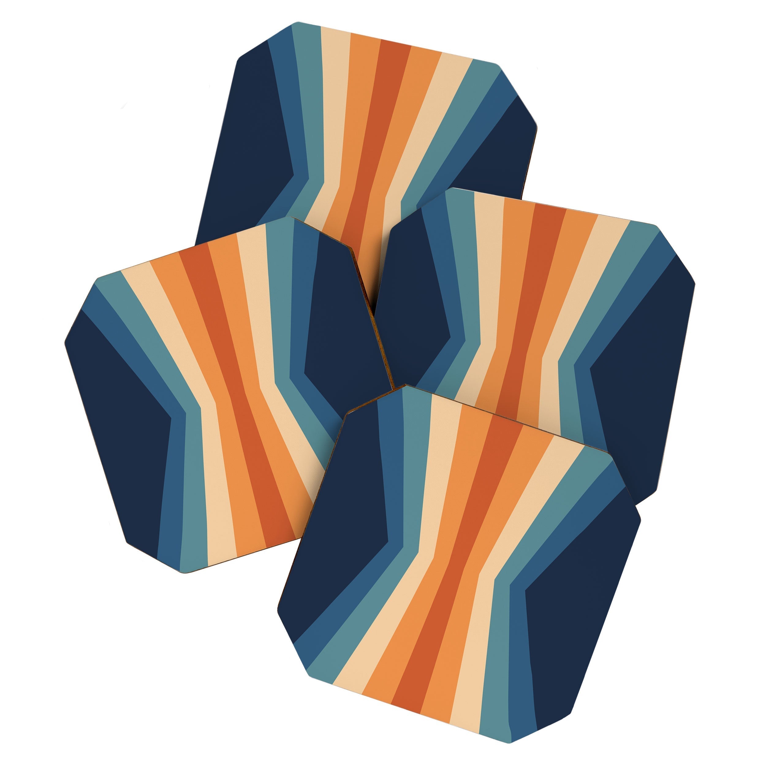 70's Retro Reflection Coaster