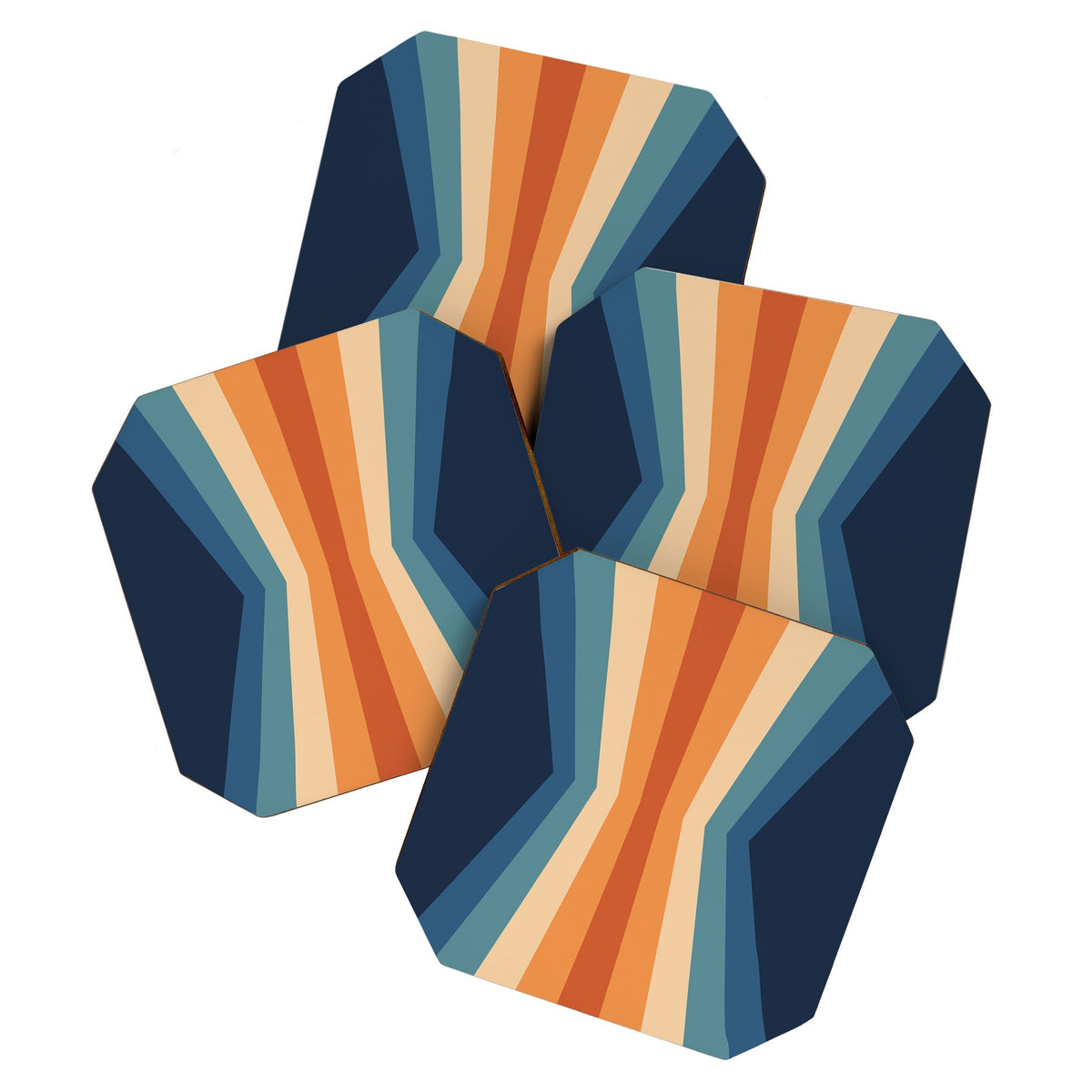 70's Retro Reflection Coaster