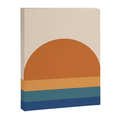 70's Retro Sunset Canvas Print