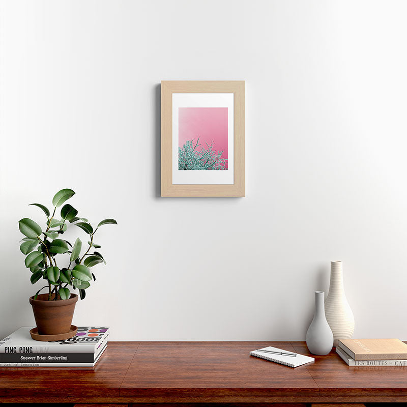 "cherry blossoms" Framed Art Print
