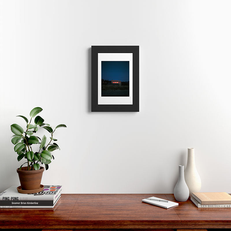 "sundown" Framed Art Print