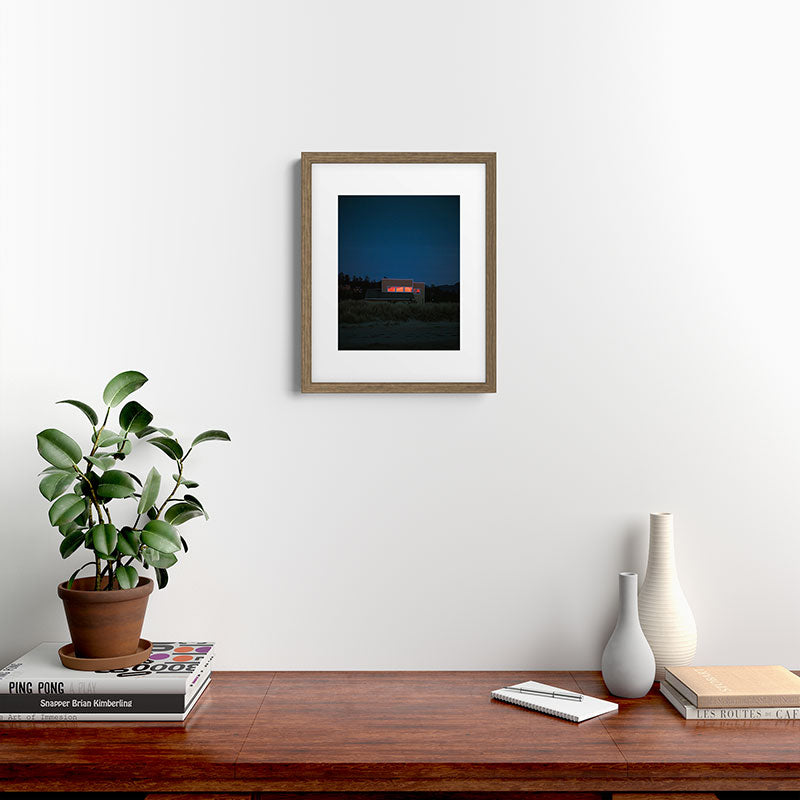 "sundown" Framed Art Print
