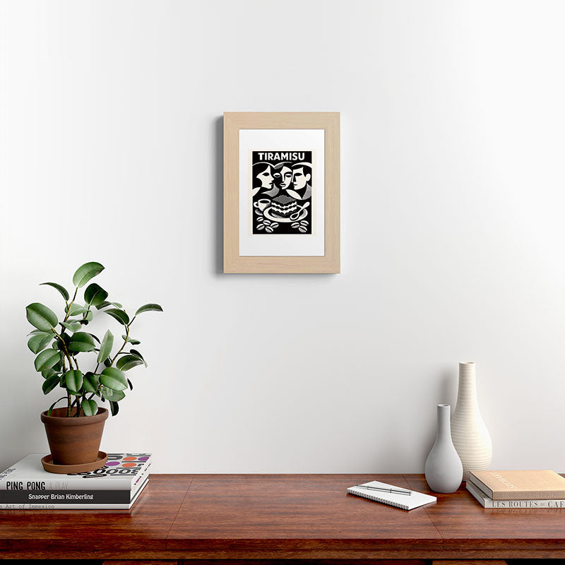 1920s Tiramisu Art Deco Framed Art Print