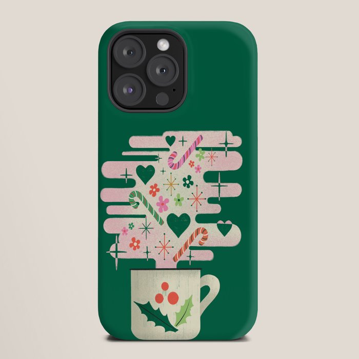 A Cup of Cheer - Warm Wishes Festive Holiday Mug iPhone Case
