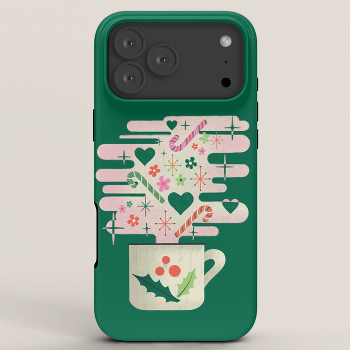 A Cup of Cheer - Warm Wishes Festive Holiday Mug iPhone Case