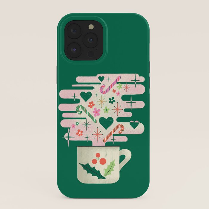 A Cup of Cheer - Warm Wishes Festive Holiday Mug iPhone Case