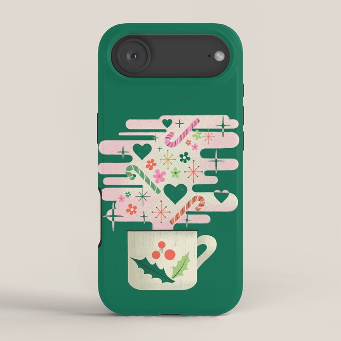 A Cup of Cheer - Warm Wishes Festive Holiday Mug iPhone Case