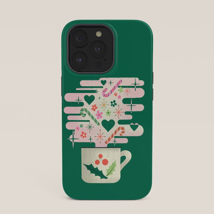 A Cup of Cheer - Warm Wishes Festive Holiday Mug iPhone Case