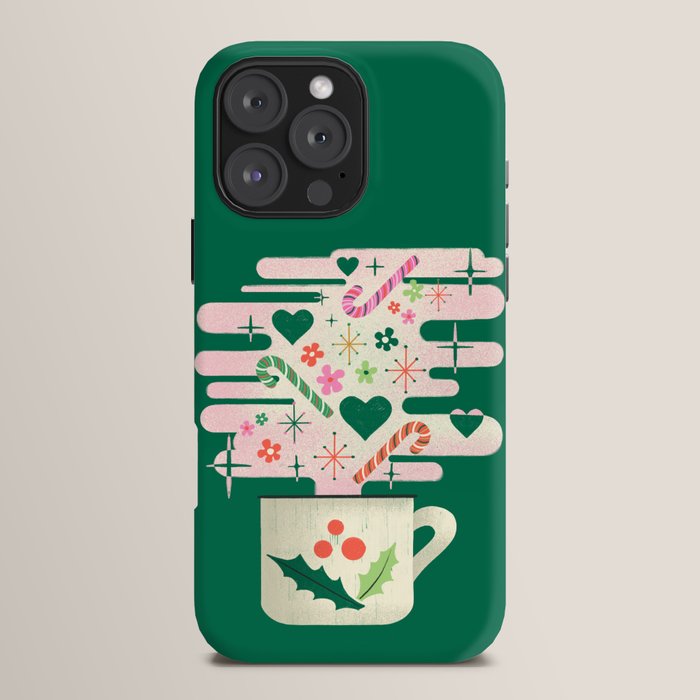 A Cup of Cheer - Warm Wishes Festive Holiday Mug iPhone Case