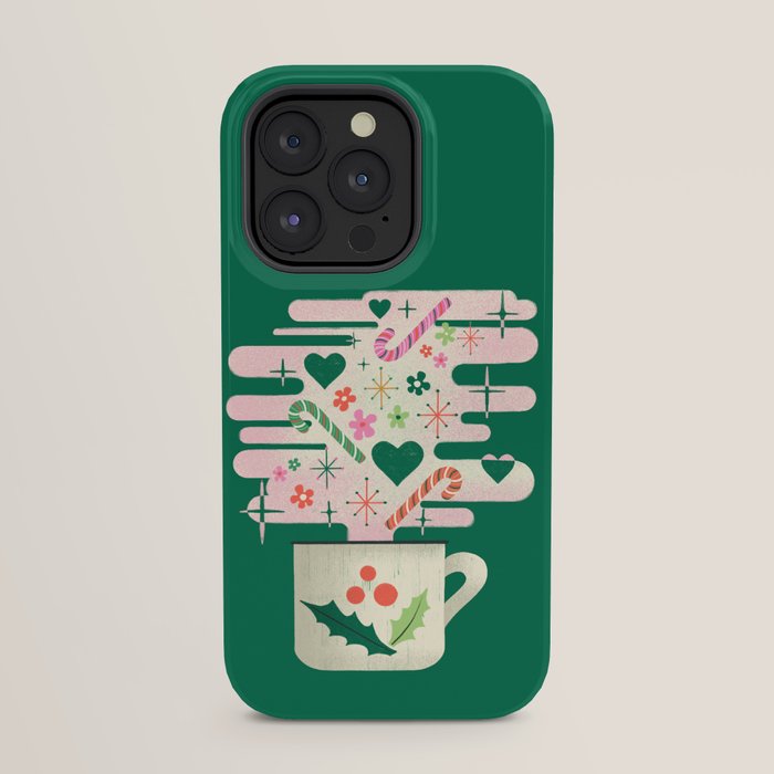 A Cup of Cheer - Warm Wishes Festive Holiday Mug iPhone Case