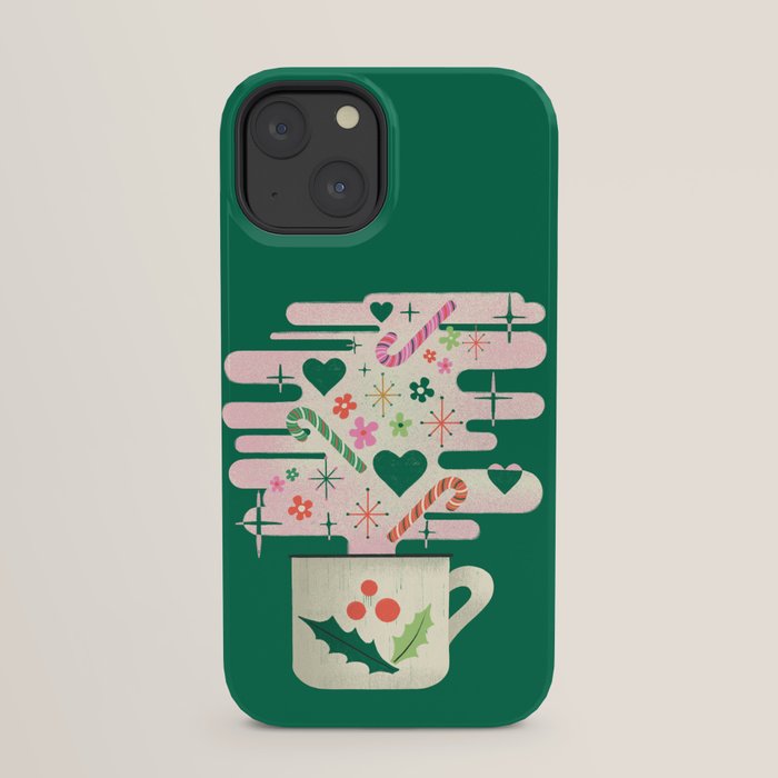 A Cup of Cheer - Warm Wishes Festive Holiday Mug iPhone Case