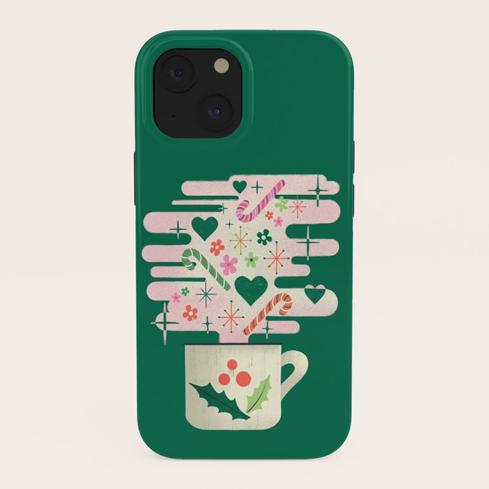 A Cup of Cheer - Warm Wishes Festive Holiday Mug iPhone Case