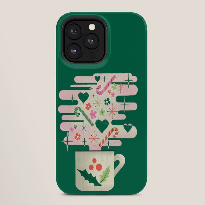 A Cup of Cheer - Warm Wishes Festive Holiday Mug iPhone Case