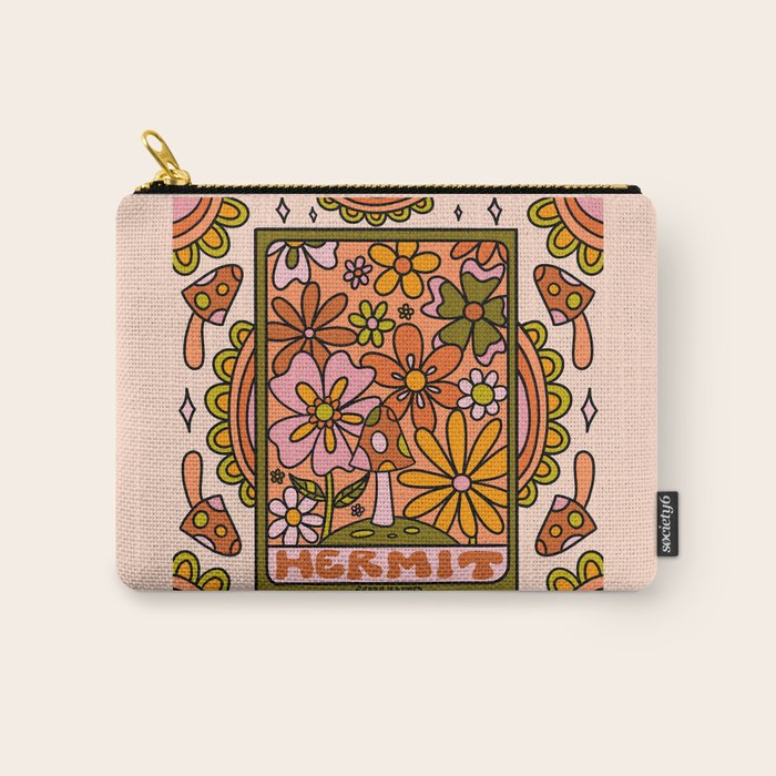 9. Hermit Mushroom Carry All Pouch