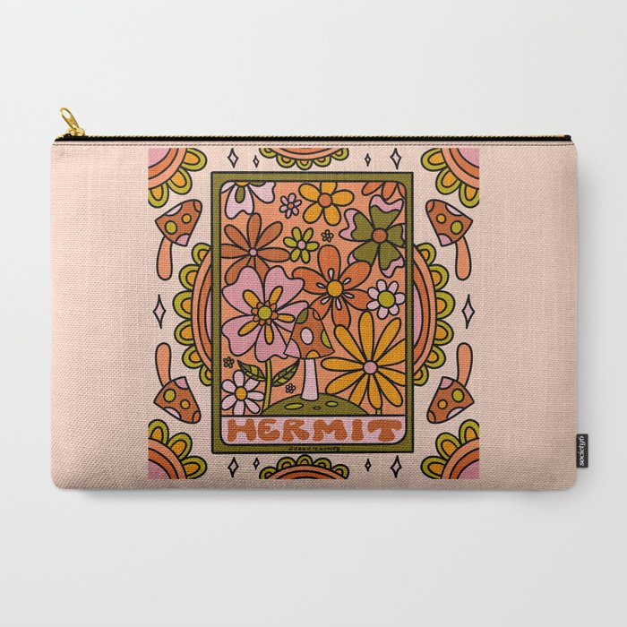 9. Hermit Mushroom Carry All Pouch