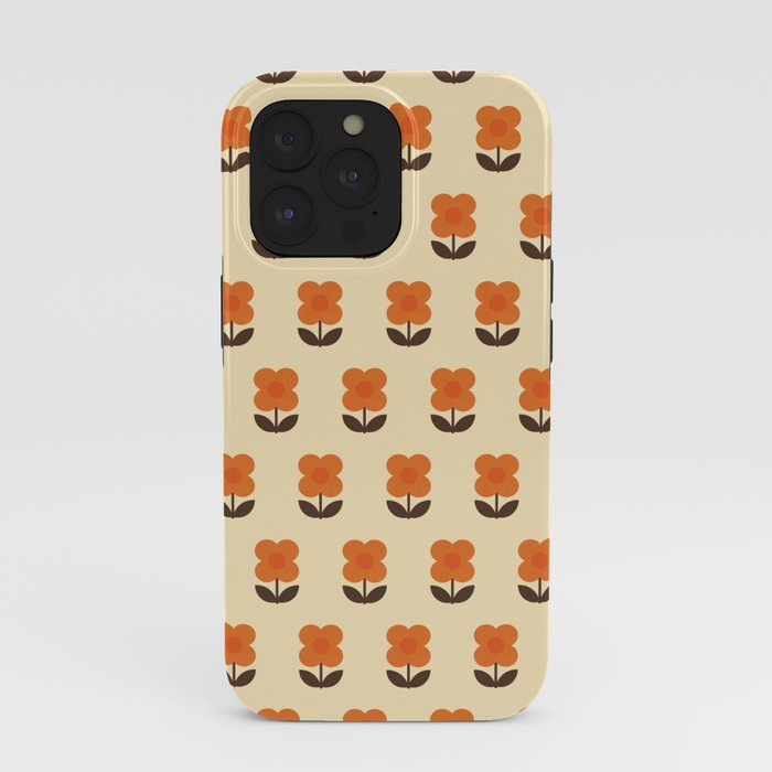 70s Flower Pattern #2 iPhone Case
