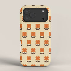 70s Flower Pattern #2 iPhone Case