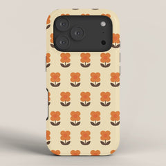 70s Flower Pattern #2 iPhone Case