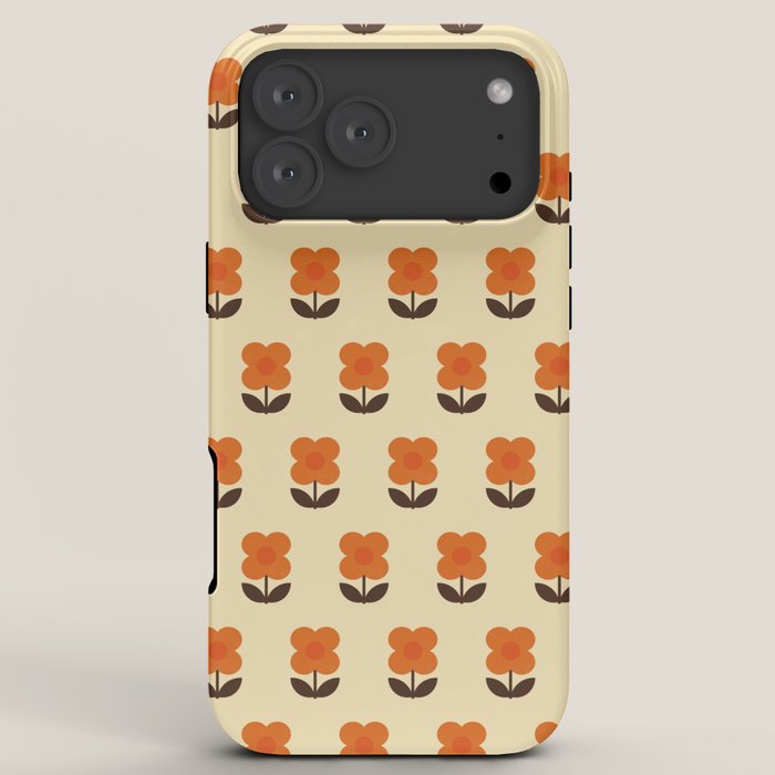 70s Flower Pattern #2 iPhone Case