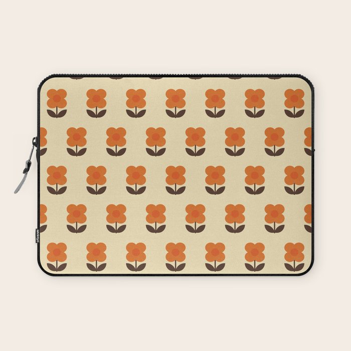 70s Flower Pattern #2 Laptop Sleeve