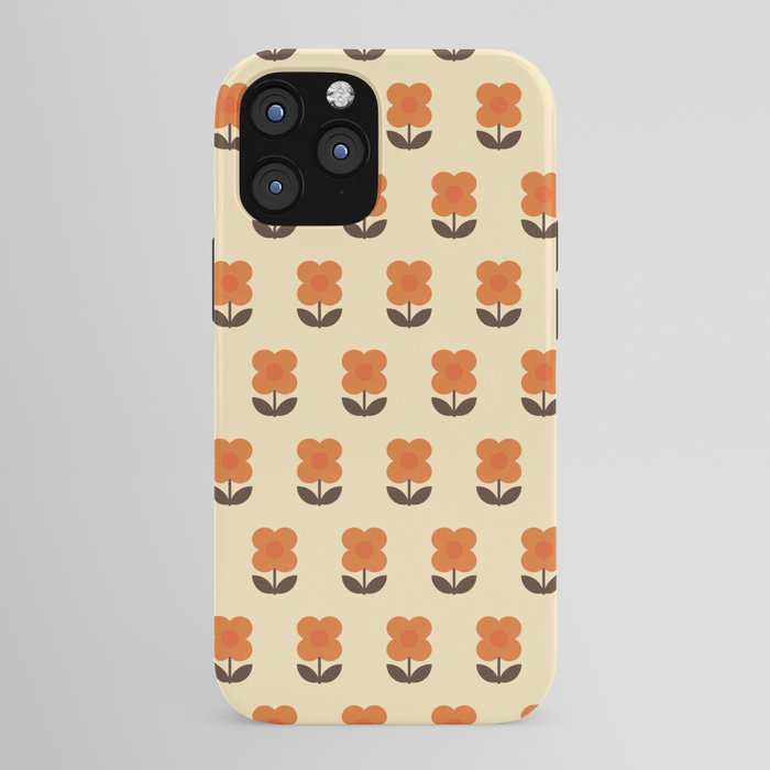 70s Flower Pattern #2 iPhone Case