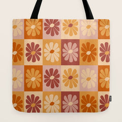 70's Daisy Bloom  Tote Bag