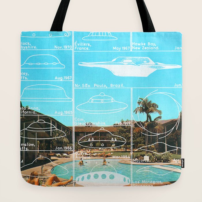 60s UFO sightings Tote Bag