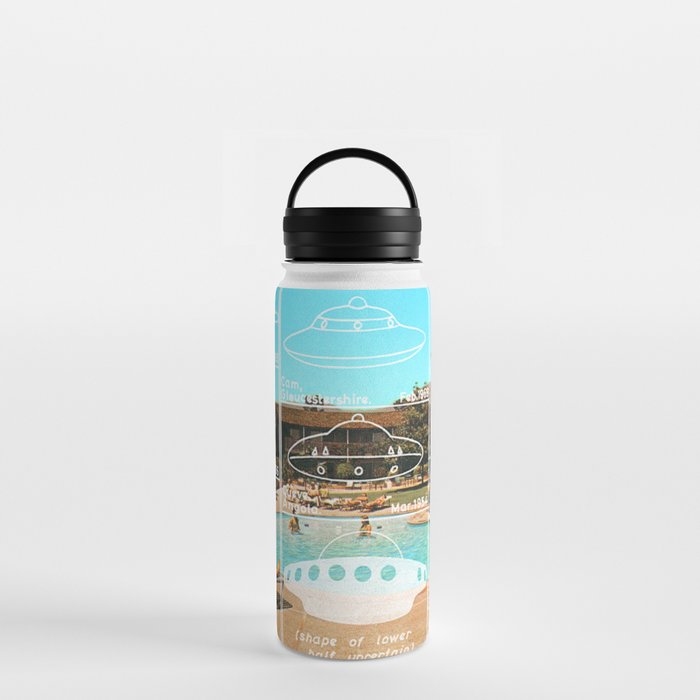 60s UFO sightings Water Bottle